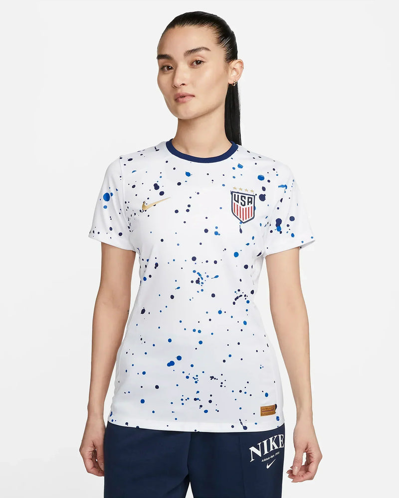 Camisola Estados Unidos Home 23/24 s/n° Torcedor Nike Feminina