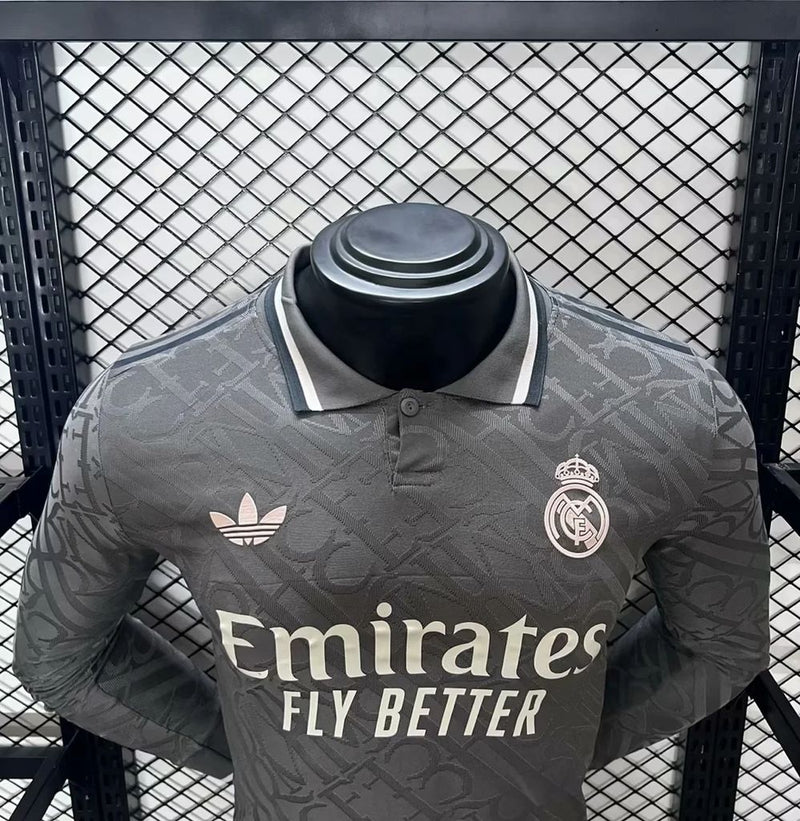 CAMISOLA REAL MADRID III 24/25 HOMEM (VERSÃO JOGADOR) MANGA LONGA