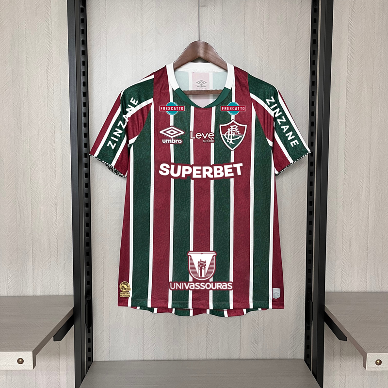 Camisola FLUMINENSE I Todos os Patrocinadores 24/25 HOMEM