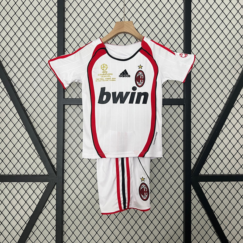 Camisola MILAN II 06/07 EDIÇÃO LIMITADA CHAMPIONS LEAGUE CONJUNTO INFANTIL (RETRO)