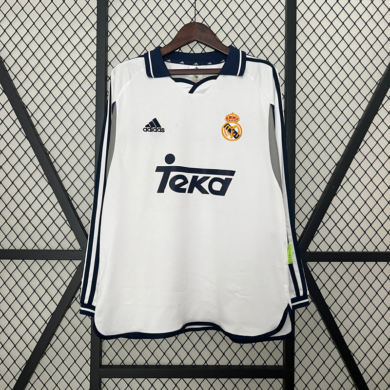 Camisola REAL MADRID I 00/01 HOMEM (RETRO) MANGA LONGA