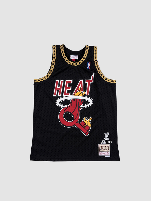 Camisola Vintage Mitchell & Ness DJ Khaled X Miami Head "Another" N° 1