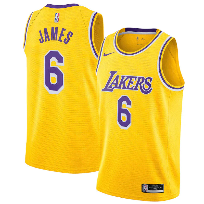 Regata Nike Swingman Los Angeles Lakers "James" N° 6 - Center Esportes Store