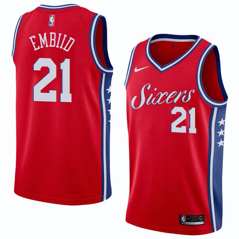 Regata Nike Swingman Phiadelphia 76ers "Embiid" N° 21 - Center Esportes Store